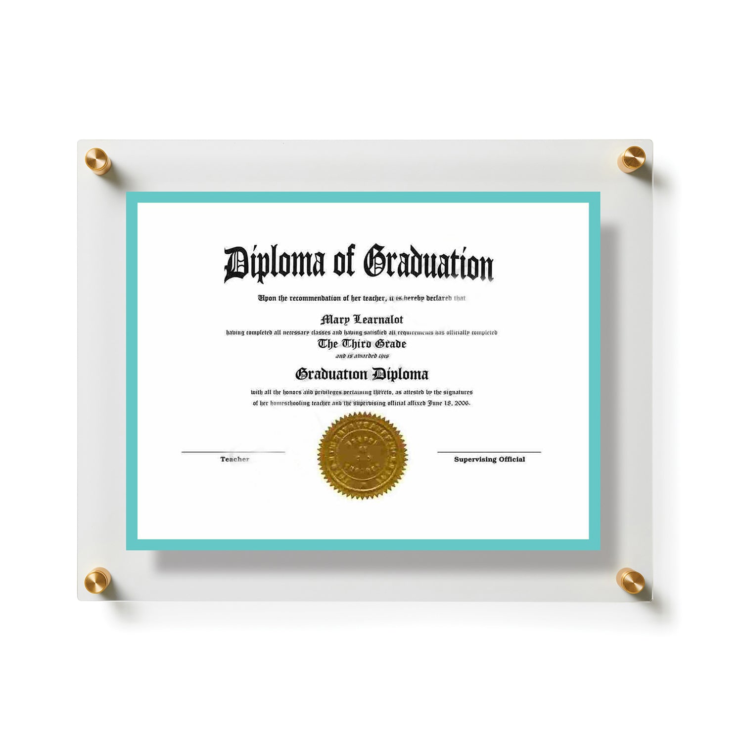 For the Recent Graduate: Diploma Frames - MD, JD, PharmD, DDS Degrees