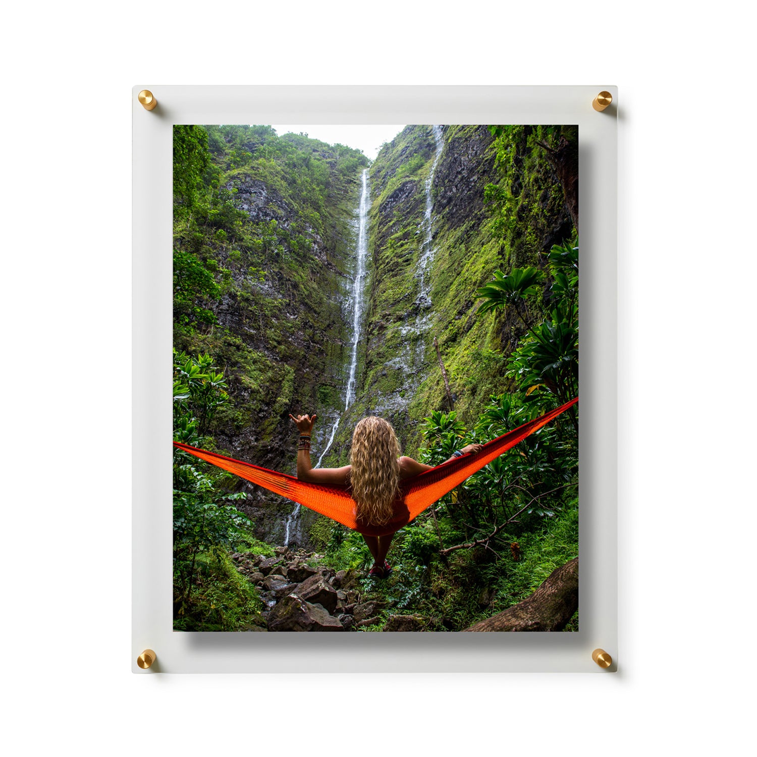 Double Panel Acrylic Floating Wall Frames
