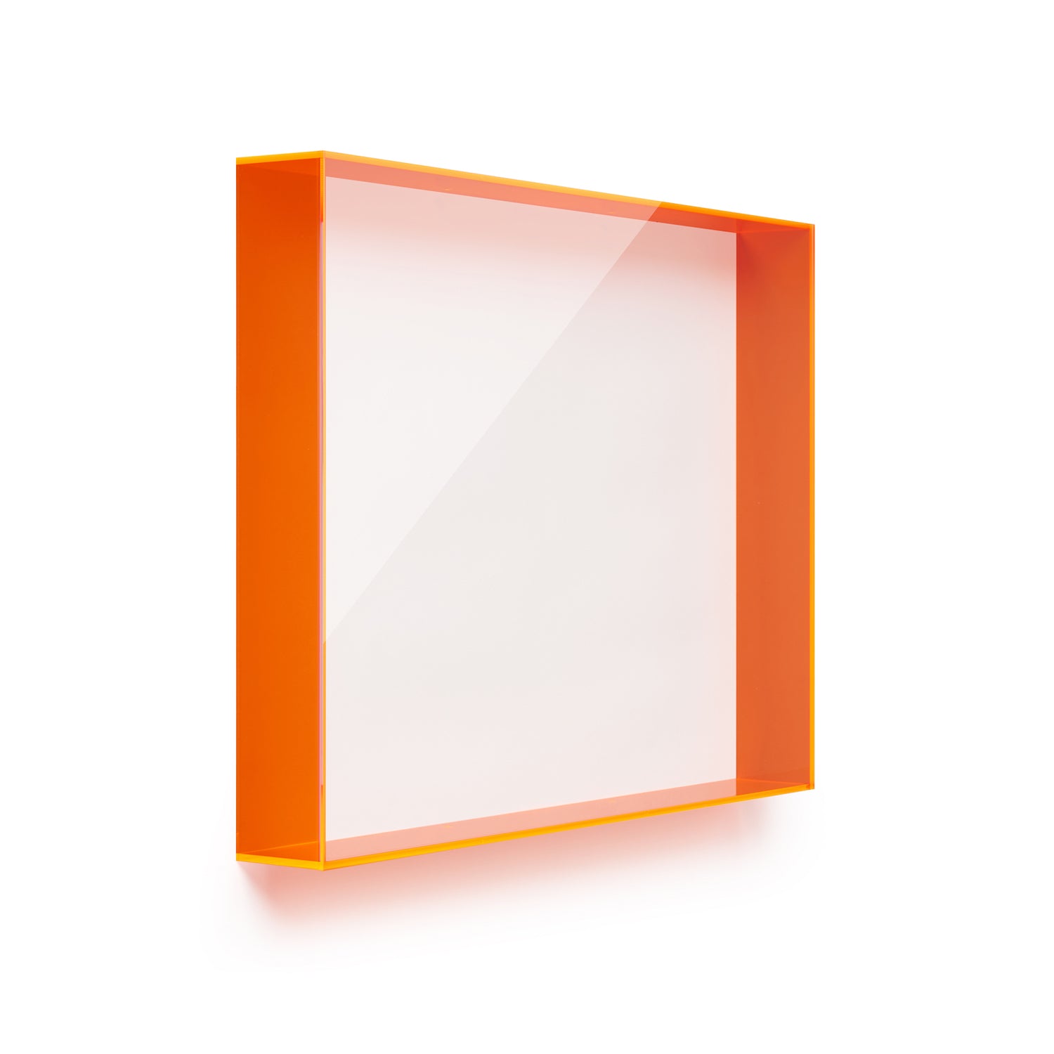 Case Pack of 4 Backless Color Acrylic Shadowboxes 18x24x3