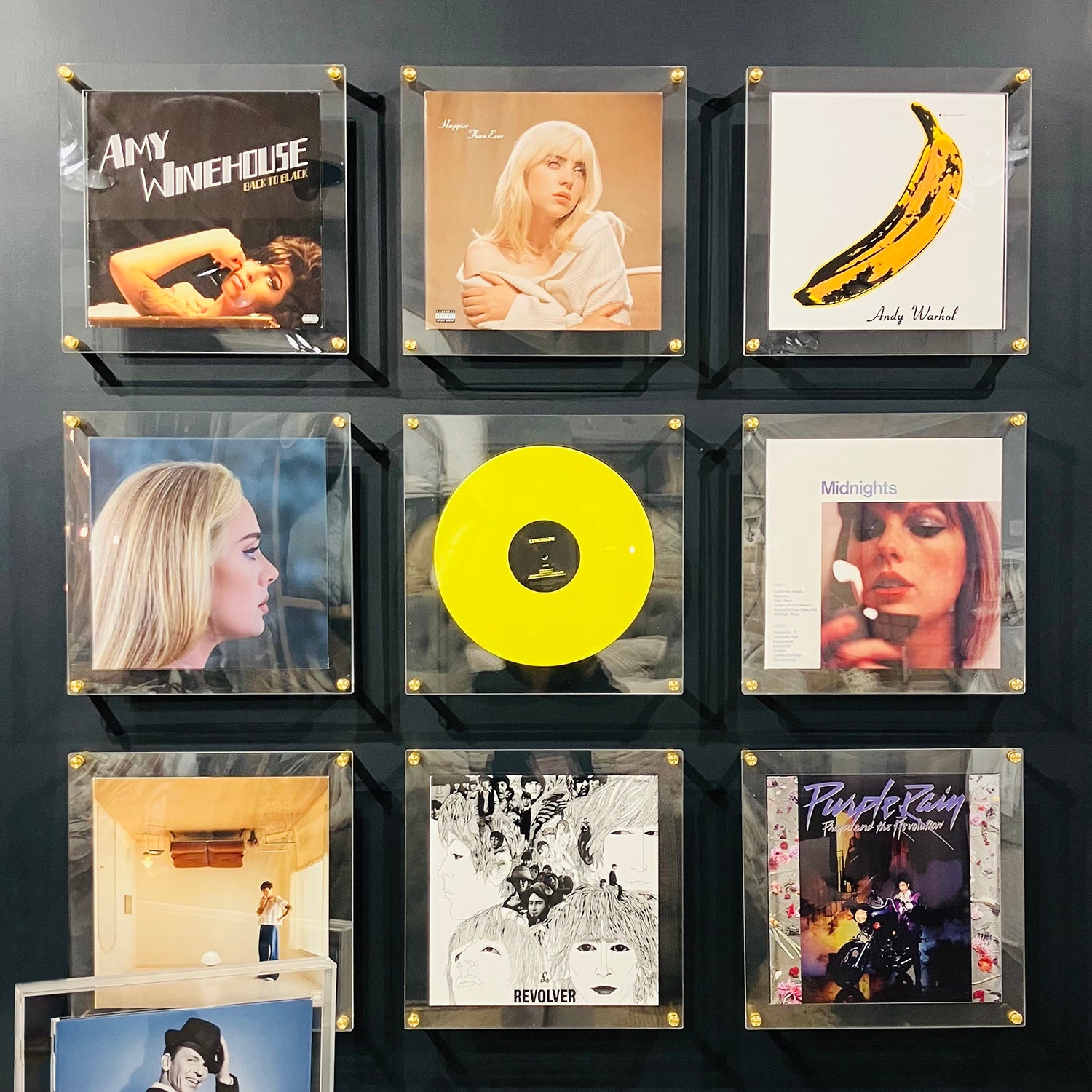Set of 9 Record Frames Wallscape