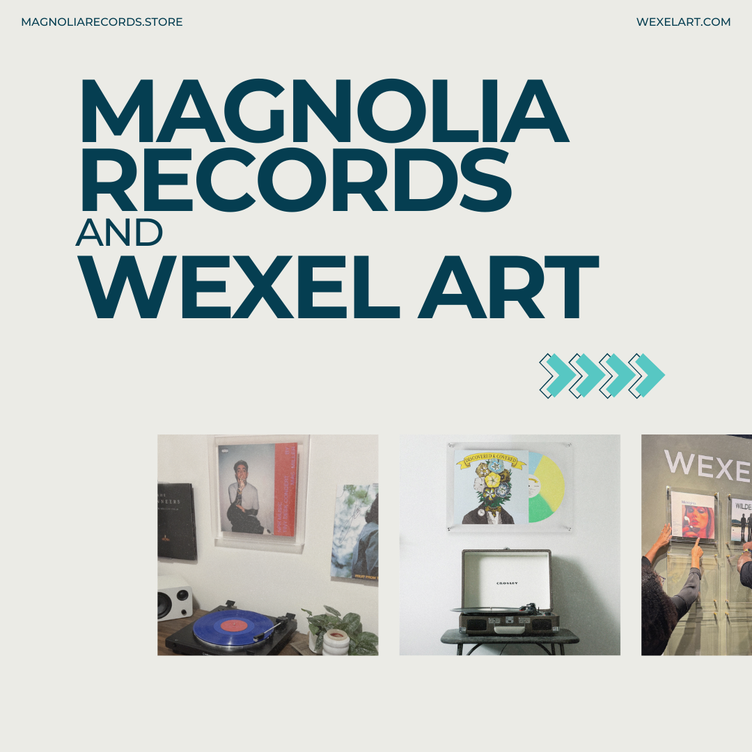 Magnolia Records Partners with Wexel Art to Showcase Iconic Vinyl Albums in Iconic Record Frames